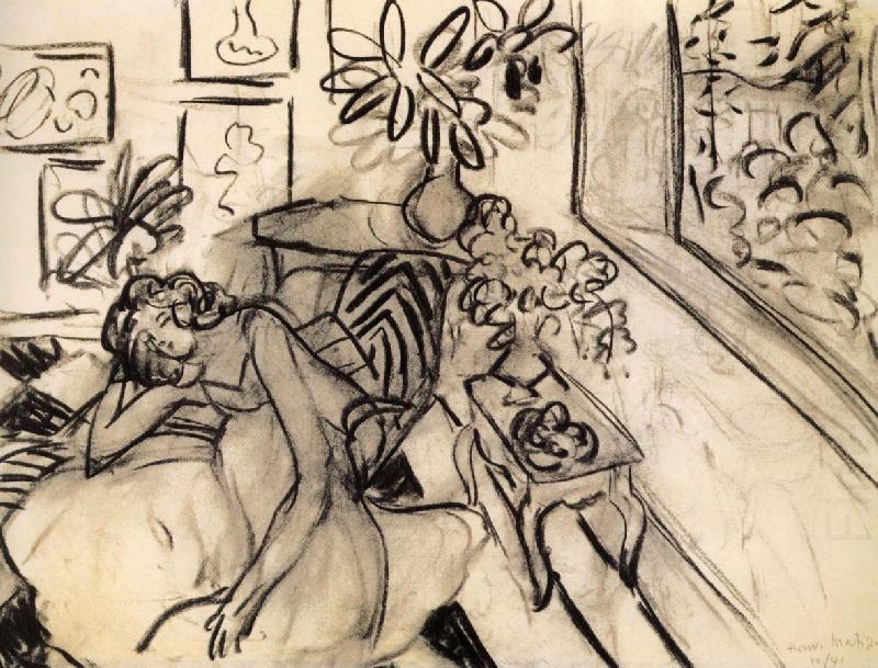 Lying woman, Henri Matisse
